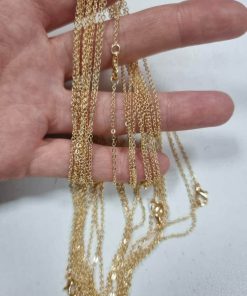 Klasik Gold Hazır Kolye Zinciri 1 Adet