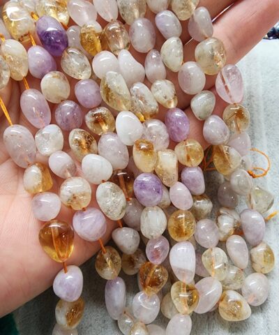 İri Ametrin Amorf Sekilli Dogal Tas 2