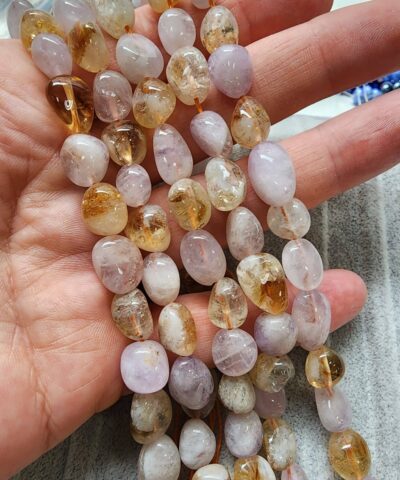 İri Ametrin Amorf Sekilli Dogal Tas