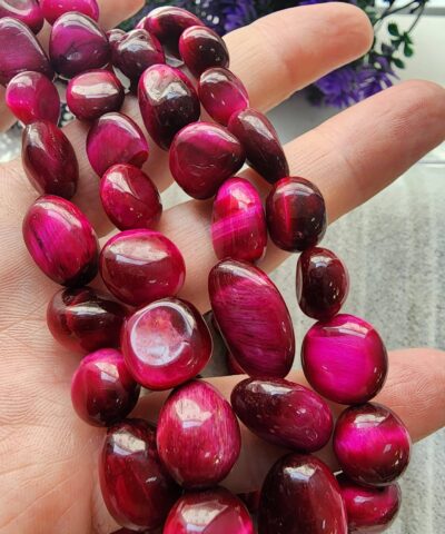 İri Fujya Kaplan Gozu Amorf Sekilli Dogal Tas