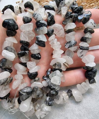 İri Rutil Kuvars Kirik Dogal Tas