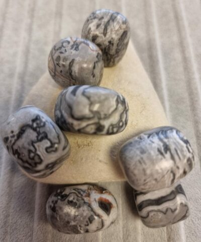 Jasper Dalmacya Tamburlanmis Dogal Tas