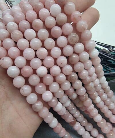8 MM Pembe Opal Ceyt Kuvars Taşı