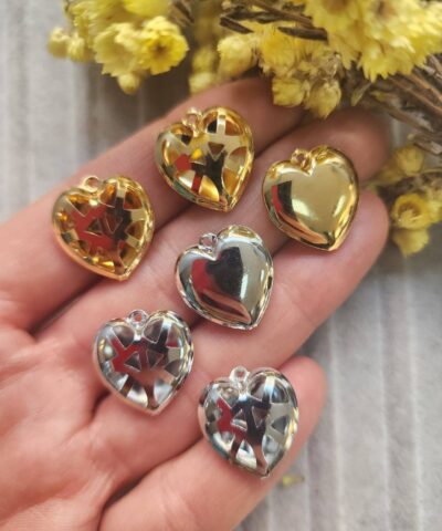 Kafes Kalp Kolye Ucu