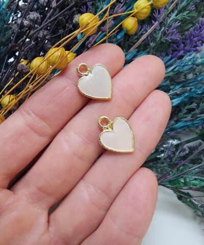 Kalp Mineli Carm Takı Malzemesi - 501