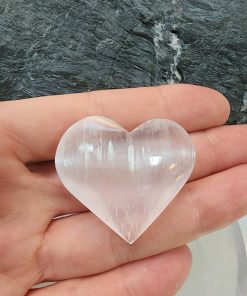 Kalp Selenit Kristal Doğal Taşı