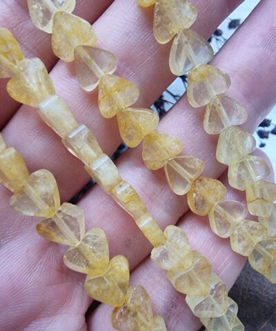 Kalp Sitrin Dogal Tas Dizi 2