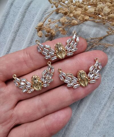 Kanatli Melek Baget Tasli Kolye Ucu 2 Scaled