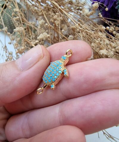 Kaplumbaga Zirkon Tasli Bileklik Ucu 3