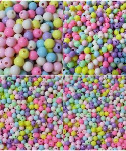 Mix Renkli Plastik Boncuklar