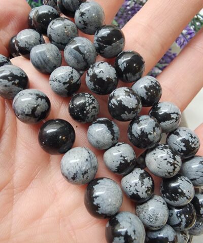 Karli Obsidyen Dogal Tas Cesitleri 10 Mm