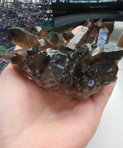 Alternative view of Kayaç Dumanlı Kuvars Kristalleri Doğal Taş