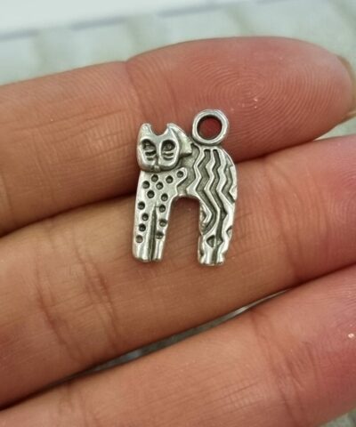 Kedi 3 Zamak Dokum Kolye Ucu 2