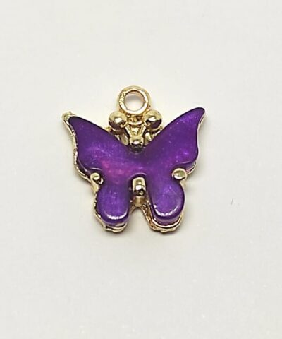 Kelebek Renkli Kanatlı Kolye Ucu