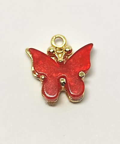 Kelebek Renkli Kanatlı Kolye Ucu