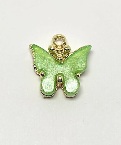 Kelebek Renkli Kanatlı Kolye Ucu