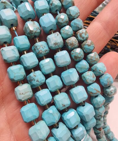 Kesimli Kup Firuze Turkuaz Tasi