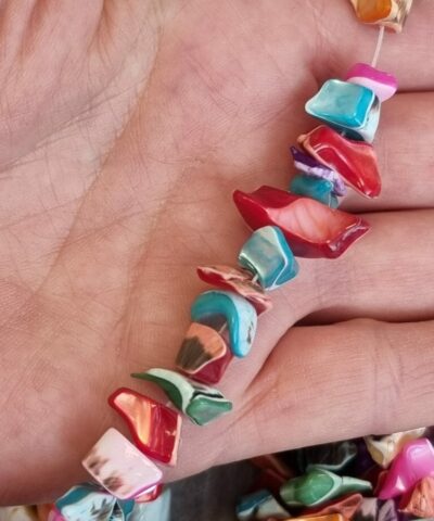 Kirik Sedef Mix Renkli Dogal Tas 3