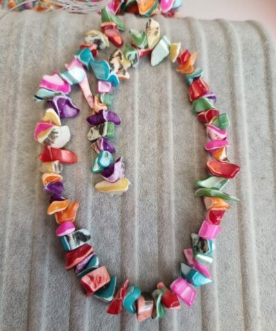 Kirik Sedef Mix Renkli Dogal Tas