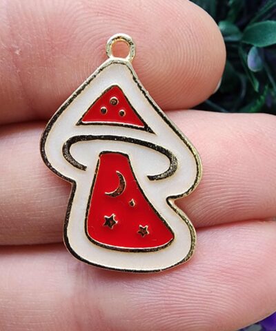 Kirmizi Mantar Kolye Ucu