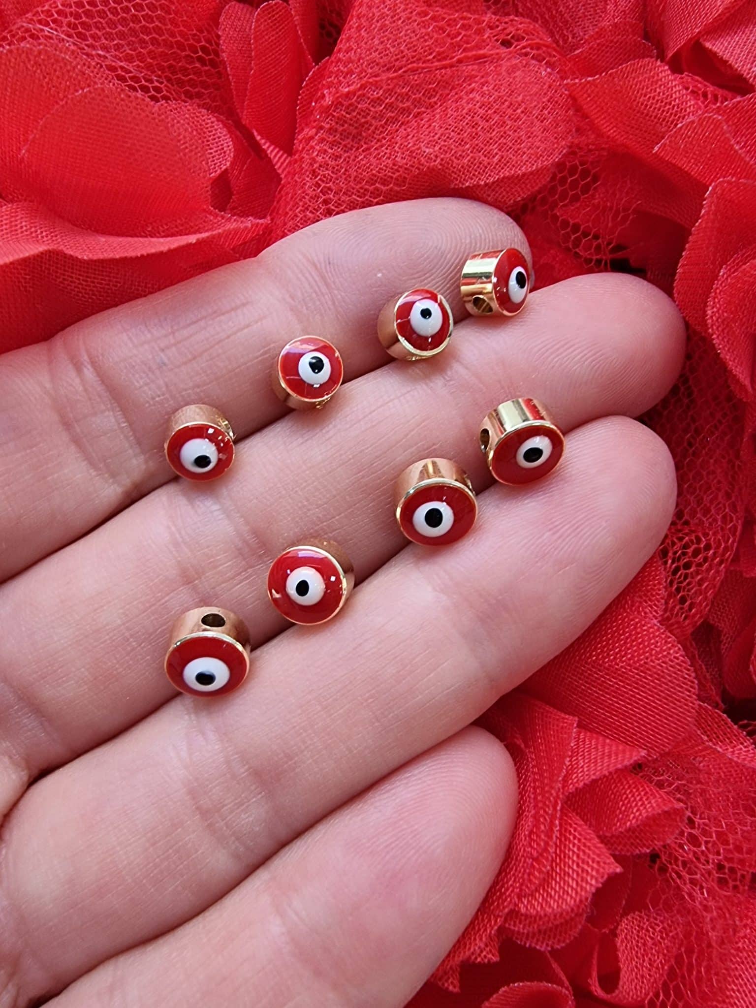 Kirmizi Nazar Goz Taki Ara Malzemesi 2