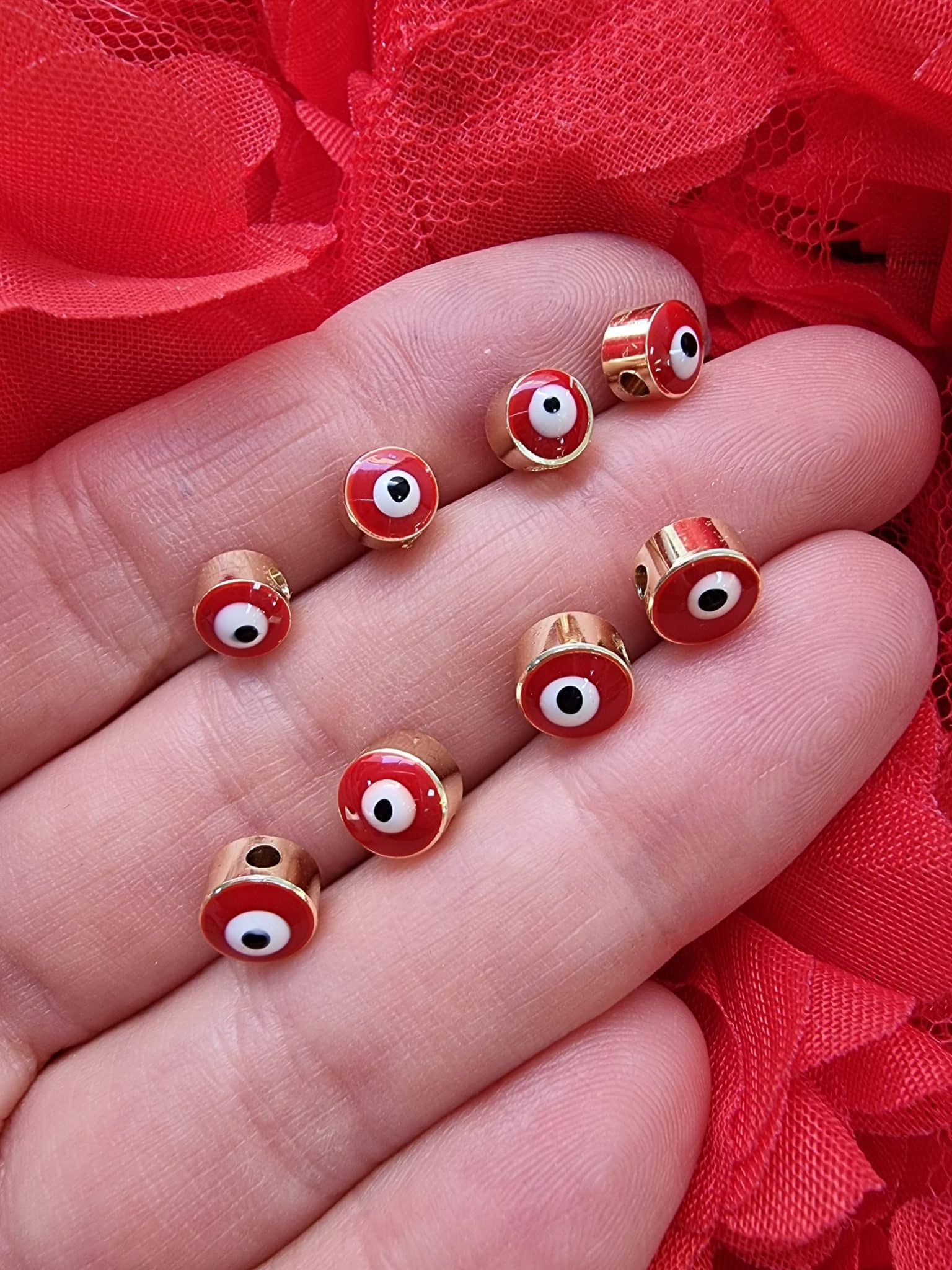 Kirmizi Nazar Goz Taki Ara Malzemesi