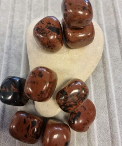 Kirmizi Obsidyen Tamburlanmis Dogal Tas 2