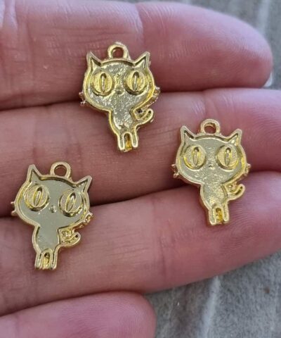 Kitty Kedi Minimal Kararmaz Kolye Ucu 4