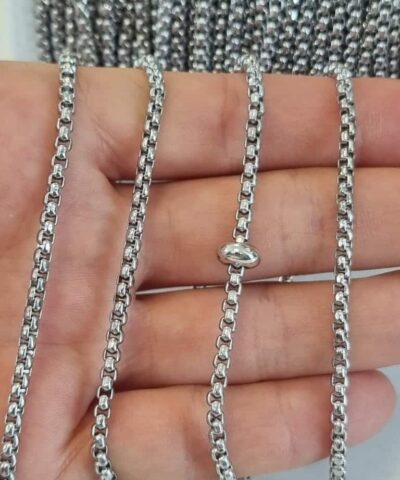 Kobra Zinciri Rodyum 3 Mm 3