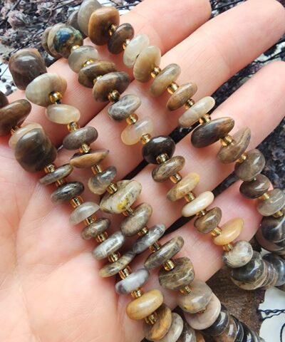 Koyu Gunes Tasi Disk Dogal Tas 2