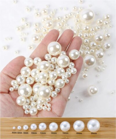 Krem Plastik İnci Boy Secenekleri