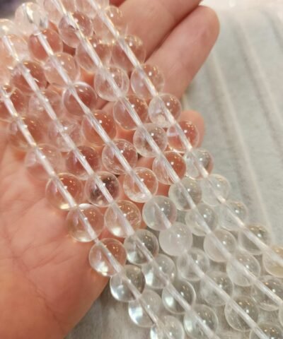 Kristal Kuvars Dogal Tas Dizi 10 Mm