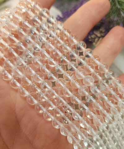Kristal Kuvars Dogal Tas Dizi 6 Mm