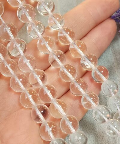 Kristal Kuvars Dogal Tas Dizi 8 Mm