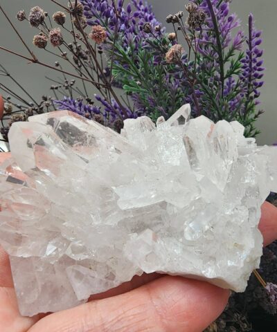 Kristal Kuvars Doğal Taş Kütlesi