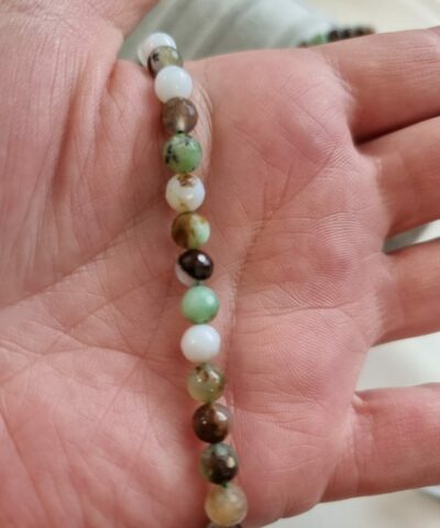 Krizokol Faset Kesim Dogal Tas 6 Mm 3