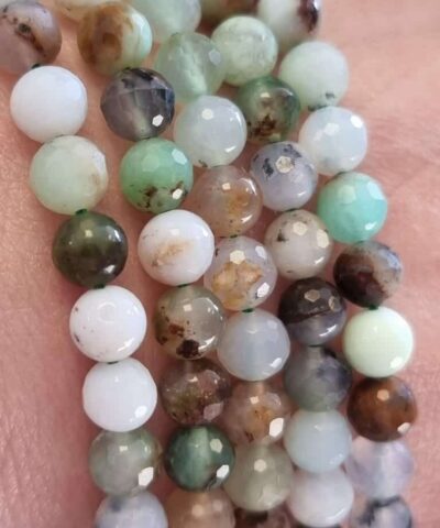 Krizokol Faset Kesim Dogal Tas 6 Mm 4