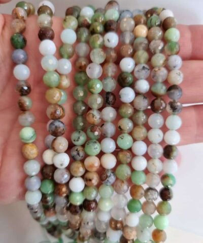 Krizokol Faset Kesim Dogal Tas 6 Mm 5