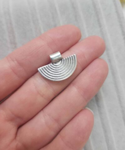 Yelpaze Kolye Ucu - Gümüş