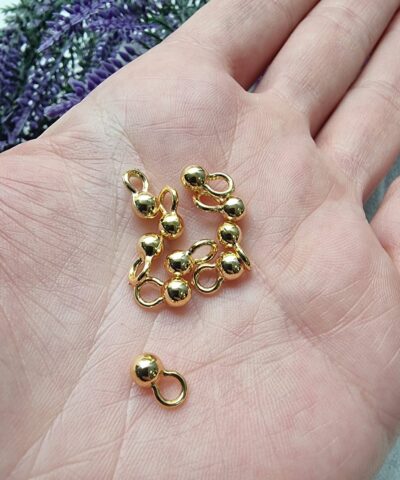 Kulplu Top Sallanti 4 Mm Taki Ara Malzemesi 502