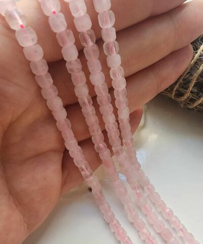 Kup Pembe Kuvars Dogal Tas Dizi