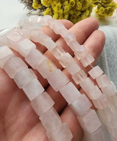 Kup Pembe Kuvars Dogal Tas Dizi Aaa 3