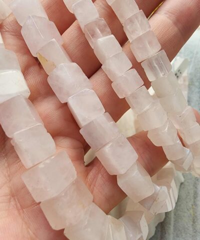 Kup Pembe Kuvars Dogal Tas Dizi Aaa