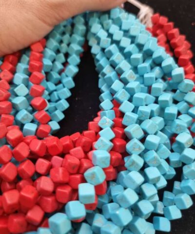 Kup Turkuaz Dogal Tas 6x6 Mm 2