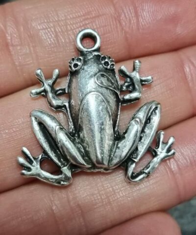 Kurbaga Zamak Dokum Kolye Ucu 2