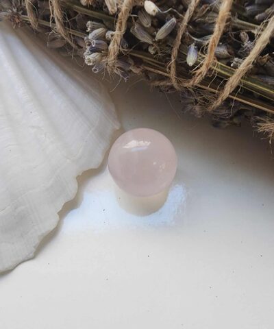 Kure Pembe Kuvars Dogal Tas 20 Mm