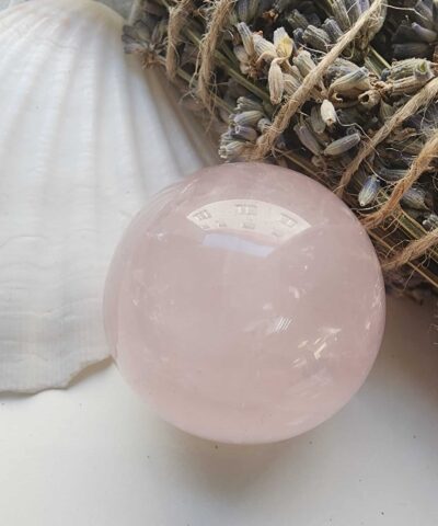 Küre Pembe Kuvars Doğal Taş - 3 MM