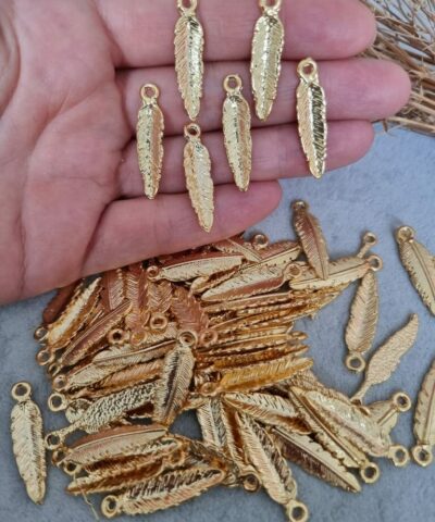 Kus Tugu Kararmaz Altin Kaplama Dokum Kolye Ucu 2