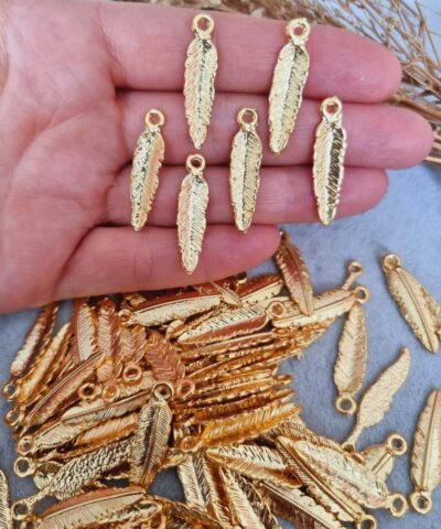 Kus Tugu Kararmaz Altin Kaplama Dokum Kolye Ucu 5