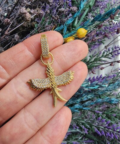 Kuşlar Ajda Bilezik Zirkon Charm Sallantısı - 505